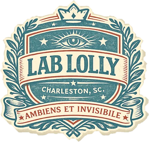 Lab Lolly crest — Ambiens et Invisibile, Charleston, SC